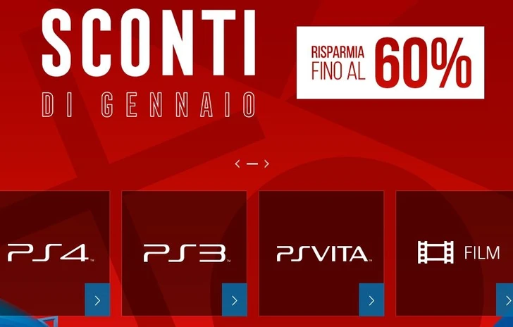 Gennaio è tempo di sconti sul PSN