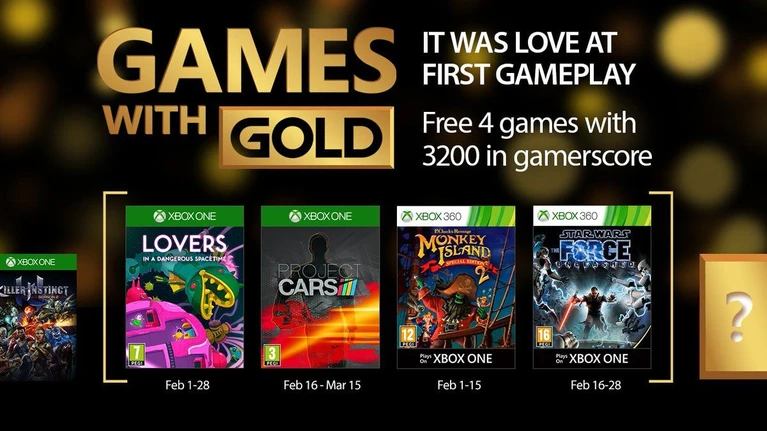 Ecco i Games with Gold del mese di Febbraio