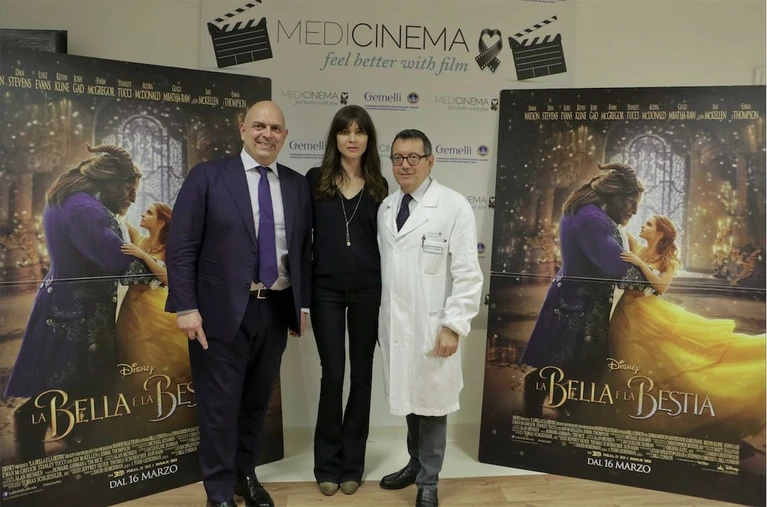 Vittoria Puccini presenta La Bella e la Bestia al Gemelli nella sala MediCinema