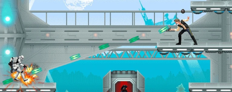 Arriva il minigame di Contra dedicato allo Star Wars Day