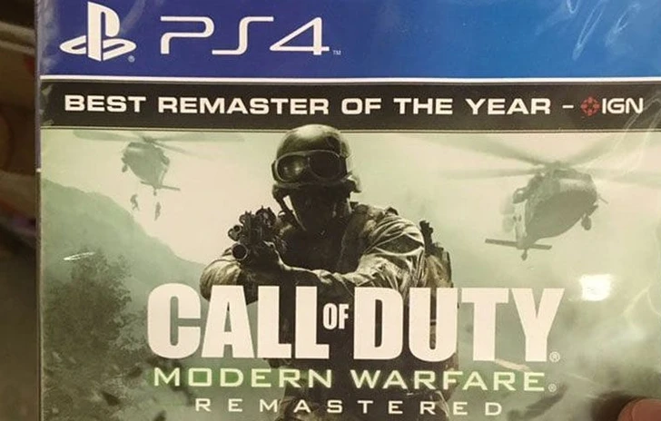 La copertina di Modern Warfare leakata