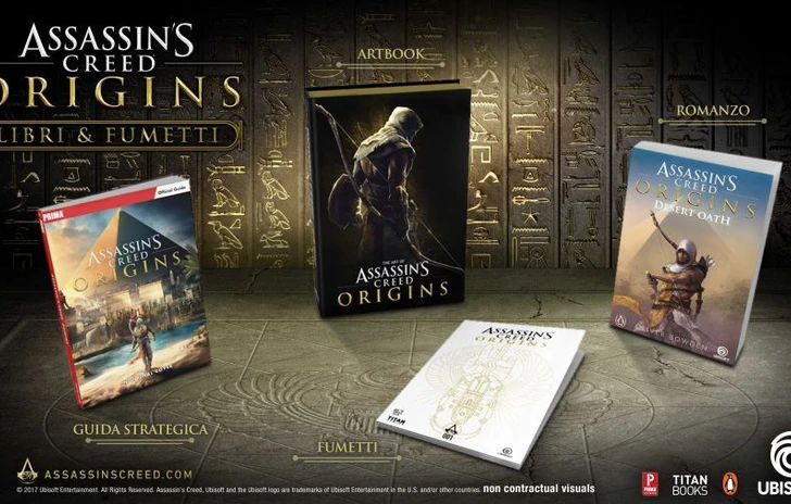 Una nuova linea editoriale accompagnerà Assassins Creed Origins