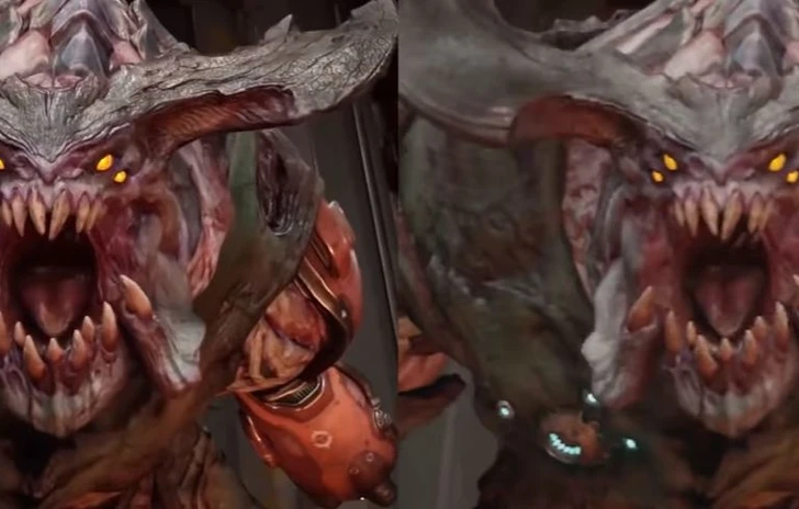 Primo video comparativo per Doom su Switch