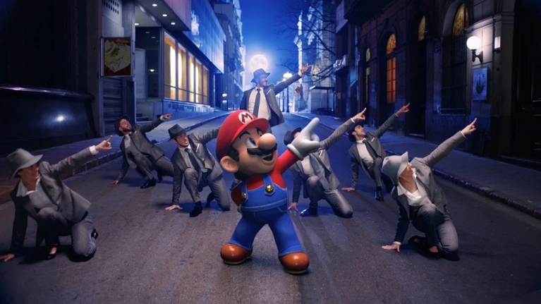 Super Mario entra nel mondo reale a passo di danza