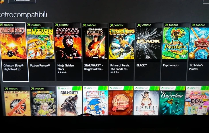 Sono online i primi titoli retrocompatibili Xbox