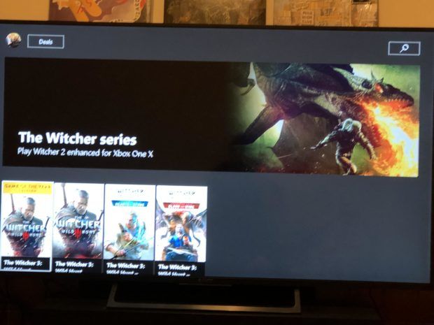 The Witcher 2 arriva su Xbox One X