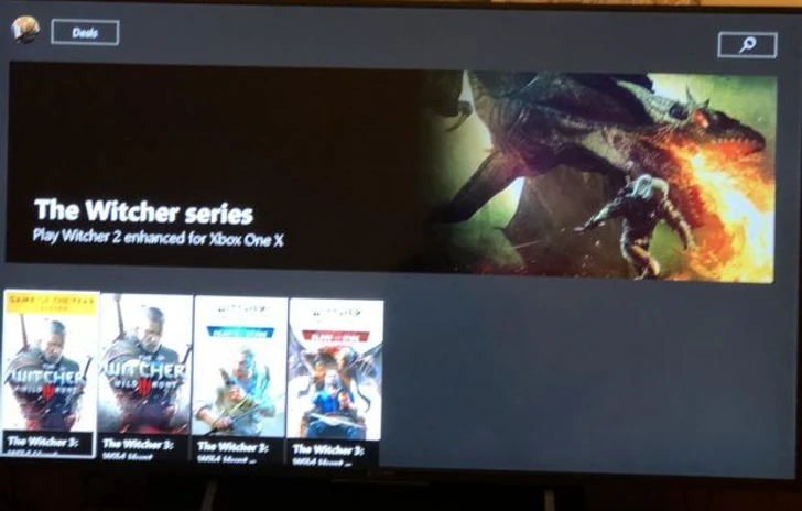 The Witcher 2 arriva su Xbox One X