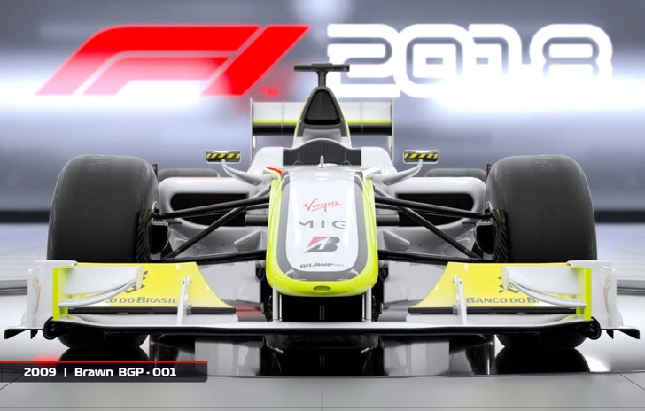 La Brawn del 2009 arriva in F1 2018