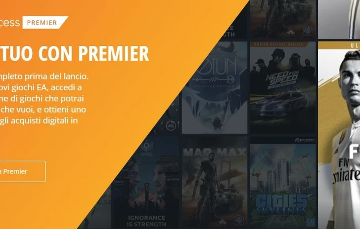 Electronic Arts lancia il servizio Origin Access Premier