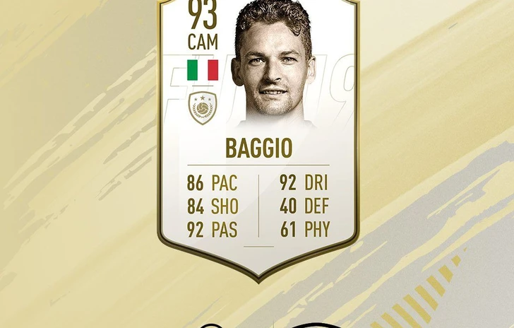 Baggio e Cannavaro tra le icone di FUT