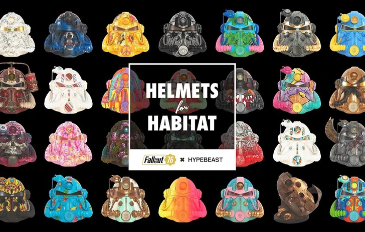 Fallout 76 e HYPEBEAST presentano Helmets for Habitat