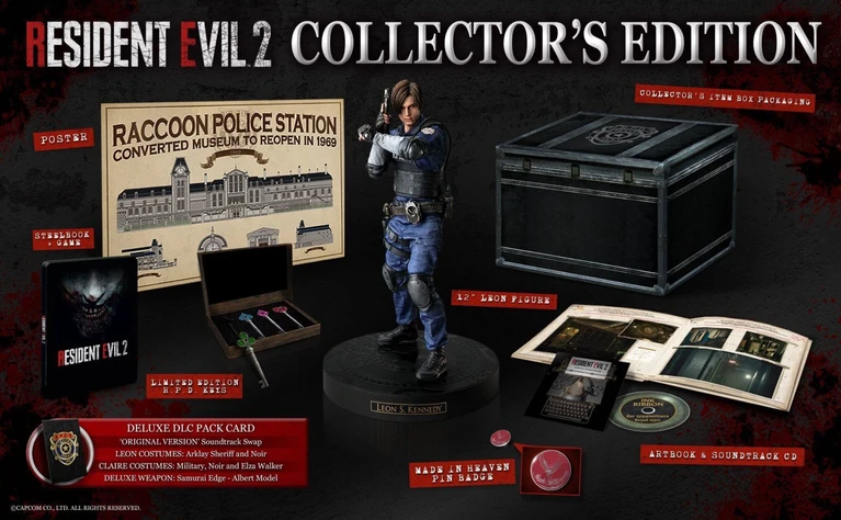 La collectors Edition di Resident Evil 2 remake unboxata