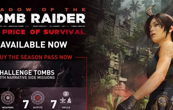 Il nuovo DLC di Shadow of the Tomb Raider è finalmente disponibile