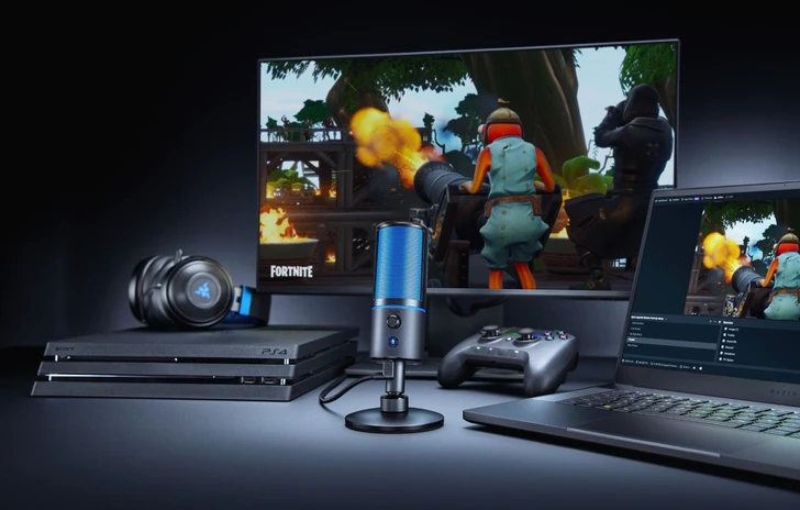 Razer annuncia il microfono PS4 Seiramp275n X