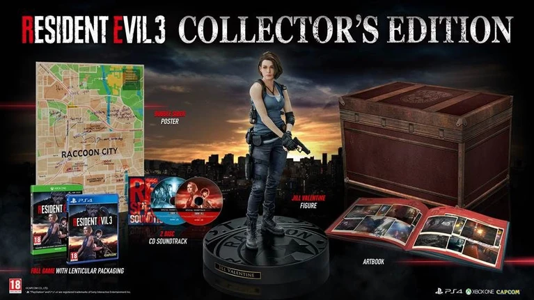 La collectors edition di Resident Evil 3 è pre ordinabile da oggi