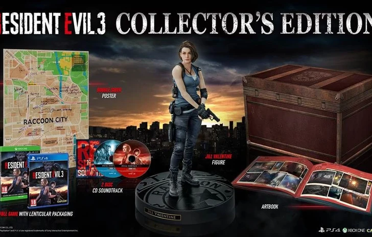 La collectors edition di Resident Evil 3 egrave pre ordinabile da oggi