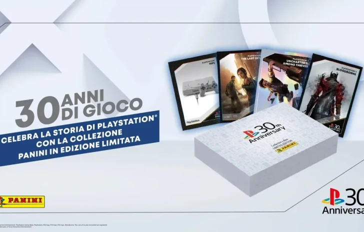 PlayStation e Panini celebrano il 30 anniversario