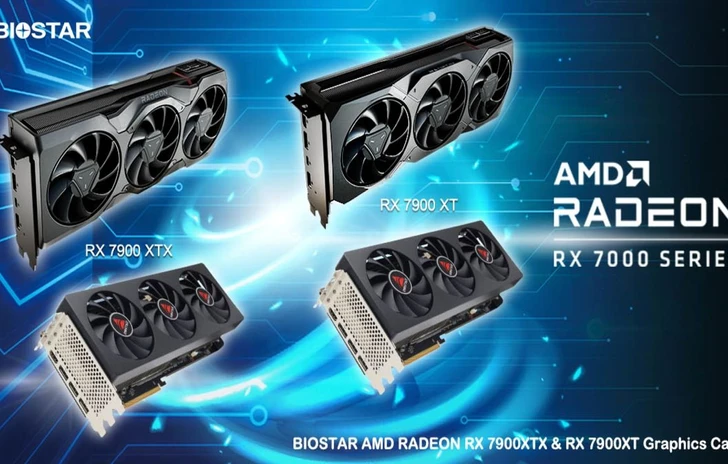 Biostar  Le nuove schede grafiche AMD Radeon RX 7900