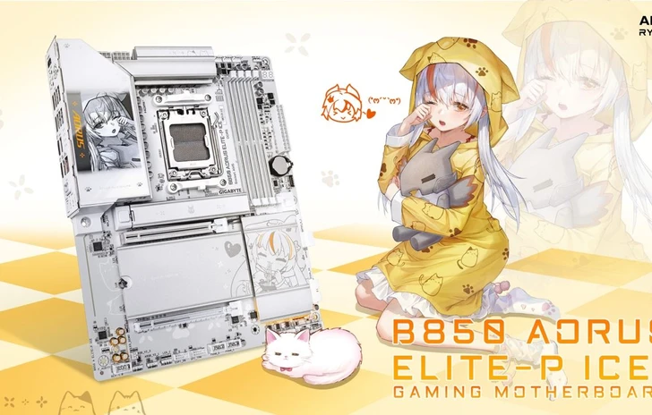 GIGABYTE punta sugli anime PC con la B850 AORUS ARI