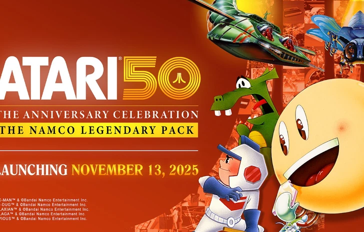 Atari 50 il DLC The Namco Legendary Pack uscirà il 13 novembre