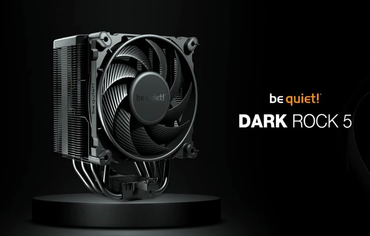 be quiet Dark Rock 5 dissipatore a torre singola di fascia alta