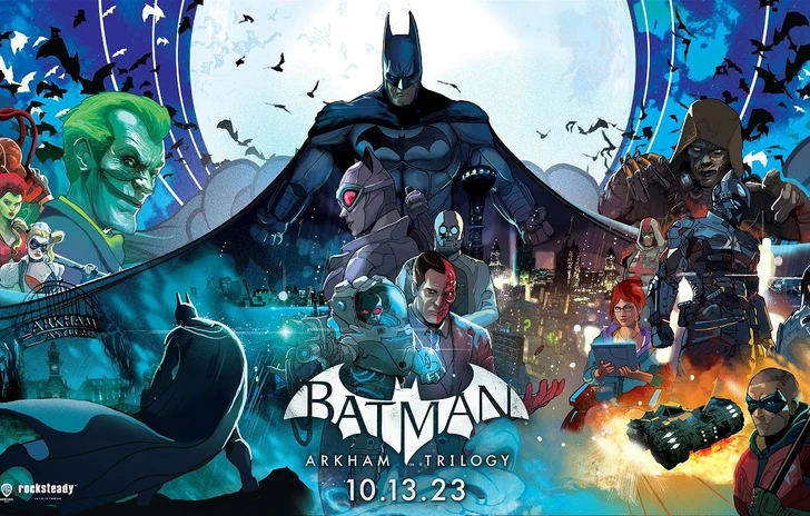 Batman Arkham Trilogy irrompe su Switch il 13 ottobre