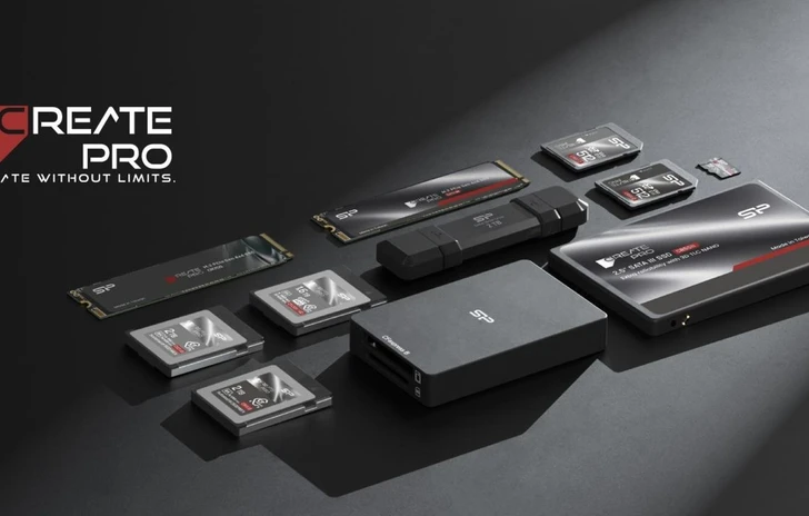 Silicon Power CreatePro storage pensato per creator e AI