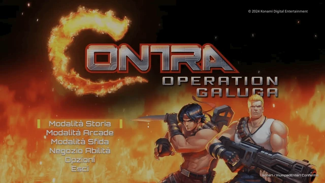 Contra Operation Galuga  gameplay