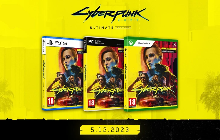 Cyberpunk 2077 Ultimate Edition in arrivo a dicembre