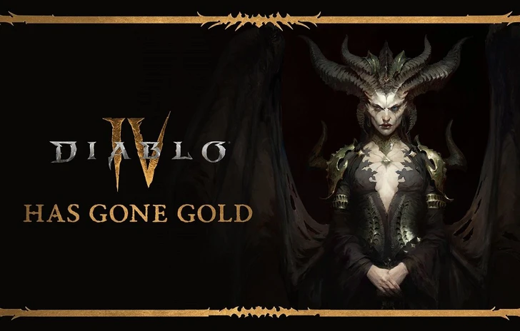 Diablo IV è entrato in fase Gold