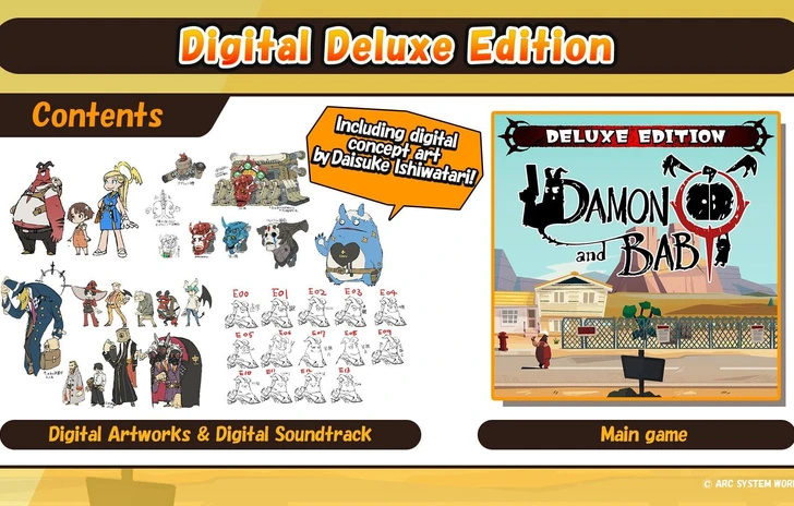 DAMON and BABY demo e preorder per il nuovo action di Arc System Works
