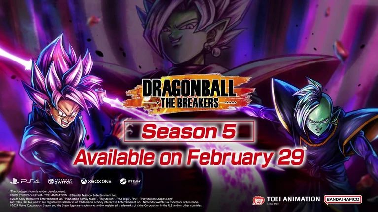 Dragon Ball The Breakers la quinta stagione uscirà il 29 febbraio