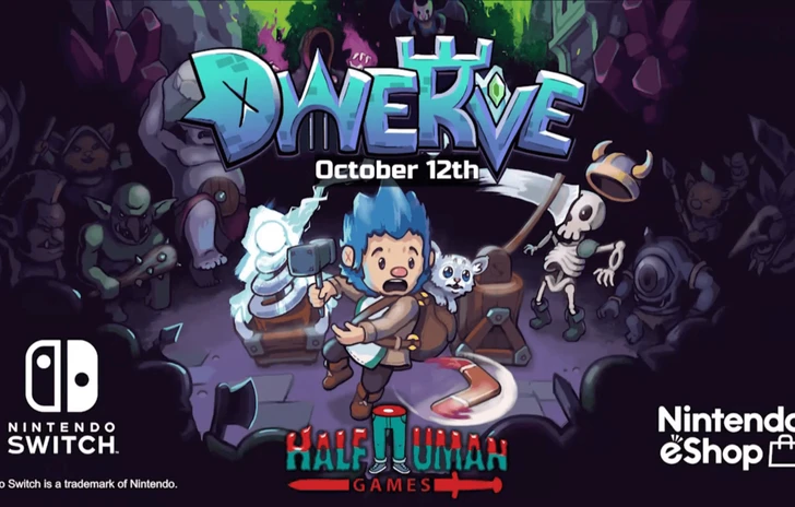 Dwerve dungeon crawling e tower defense su Switch dal 12 ottobre 