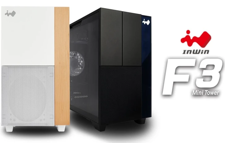 F3 minitower InWin Design per build mini ITX e micro ATX