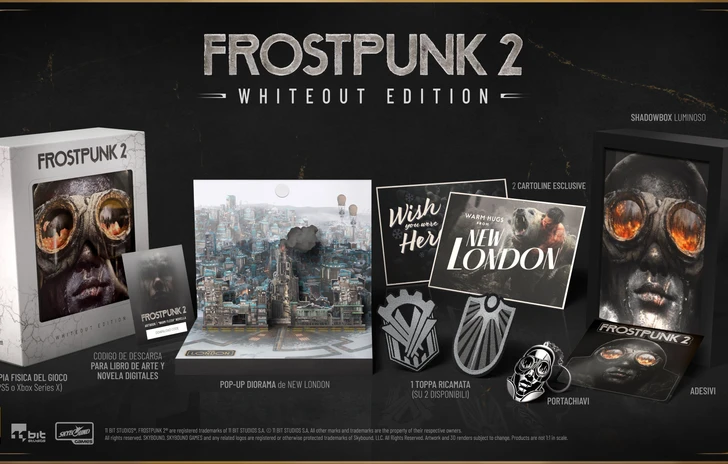 Frostpunk 2 in formato fisico disponibile su PS5 e Xbox Series XS