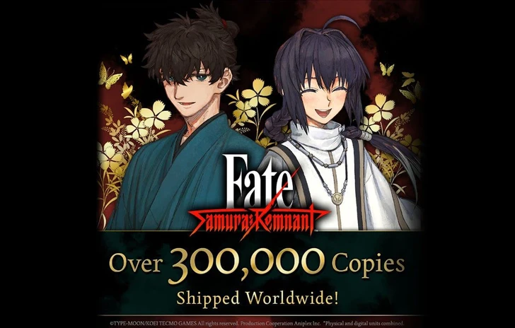 FateSamurai Remnant 300 mila copie in una settimana 