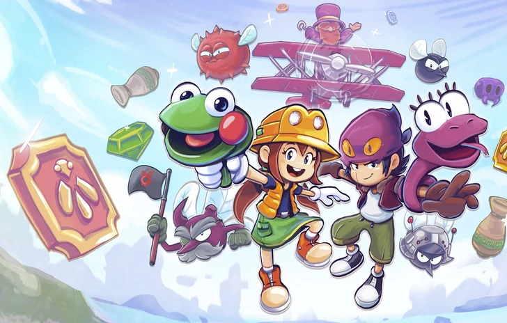 Frogun Encore il trailer di lancio del platform 3D retrò