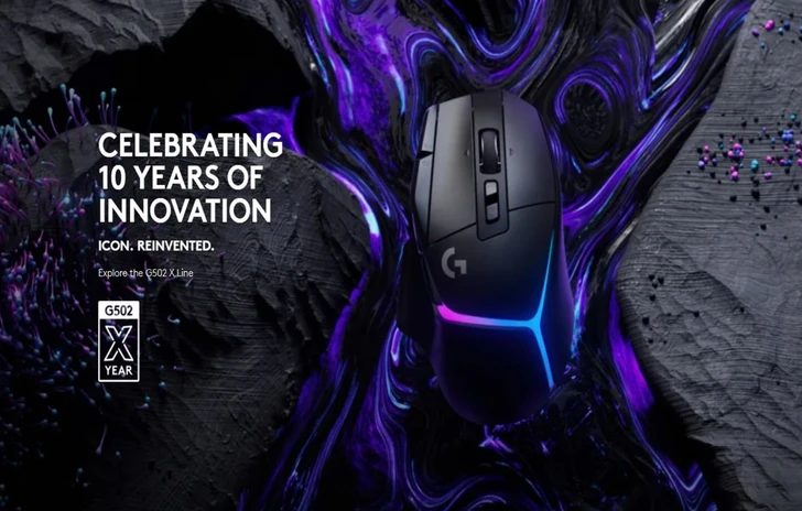 Logitech celebra il 10 anniversario del mouse gaming G502