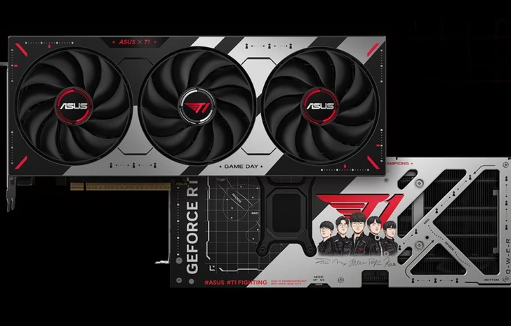 ASUS e T1 lanciano RTX 5070 e 5060 Ti da collezione