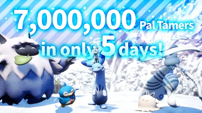 Palworld a 7 milioni e sono tutti da Steam