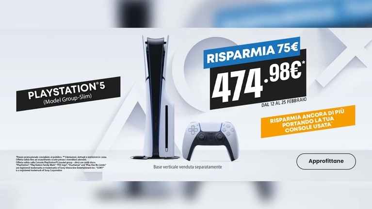 PS5 Slim in offerta: su GameStop risparmi 75 euro!