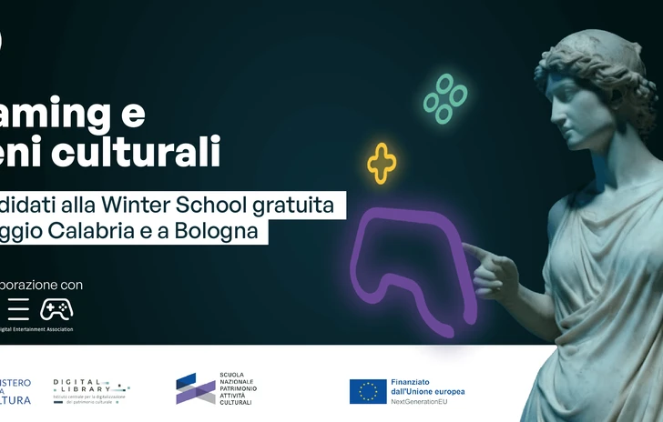 Winter School 2026 il nuovo laboratorio di Gaming e beni culturali