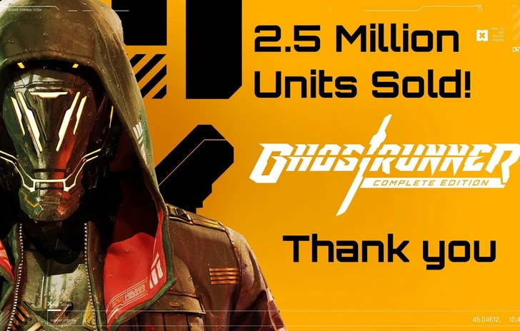 Ghostrunner vende oltre 25 milioni di copie gli sviluppatori festeggiano 