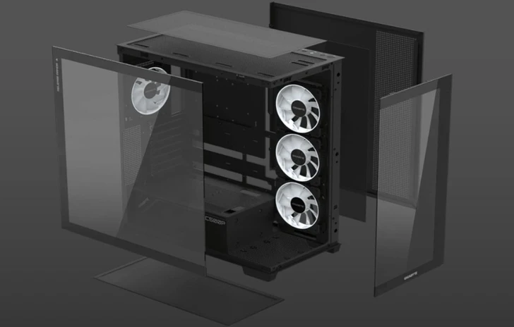 Gigabyte e lo chassis tutto da guardare C500 Panoramic Stealth