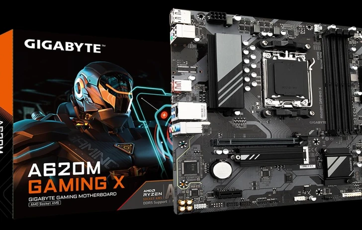 Gigabyte A620  Annunciate le nuove motherboard
