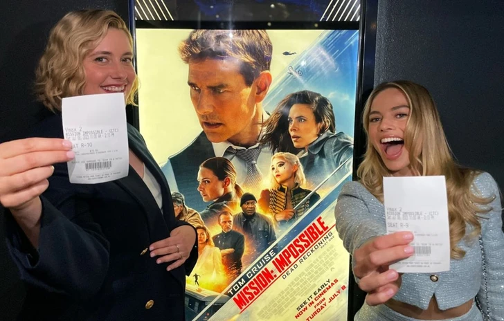 Margot Robbie e Tom Cruise si sfidano ad andare al cinema