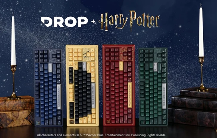 Drop e la nuova collezione di tastiere Harry Potter