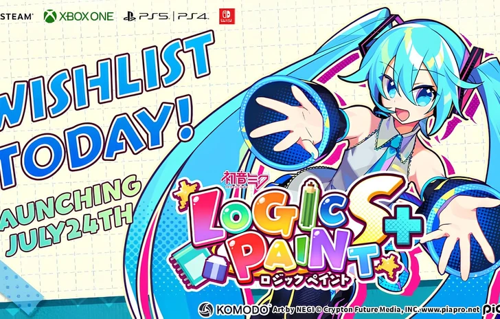 Hatsune Miku Logic Paint S annunciato il puzzle game per PC e console