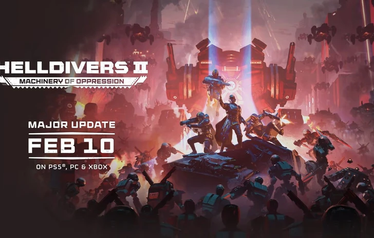 Helldivers 2 lupdate Machinery of Oppression arriva domani