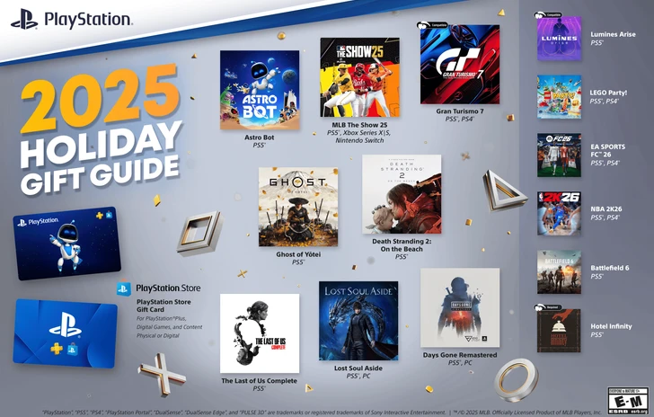 Guida ai regali 2025 Sony annuncia la lineup PlayStation